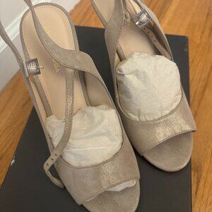 Pelle Moda New Size 9 Open Toe Heel